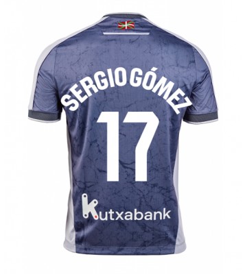 Real Sociedad Sergio Gomez #17 Replik Auswärtstrikot 2025-26 Kurzarm